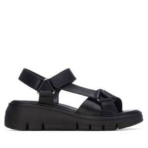 NEW XTI women's pu strap sandal in black